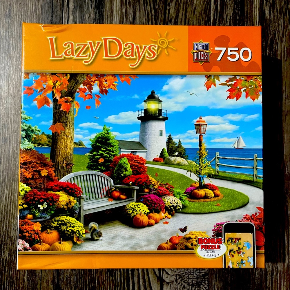 Master Pieces Lazy Days “Autumn Sail” 750 piece puzzle 🧩